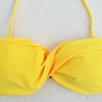 !! Beach Style Twisted Neon Colour Bandeau With..
